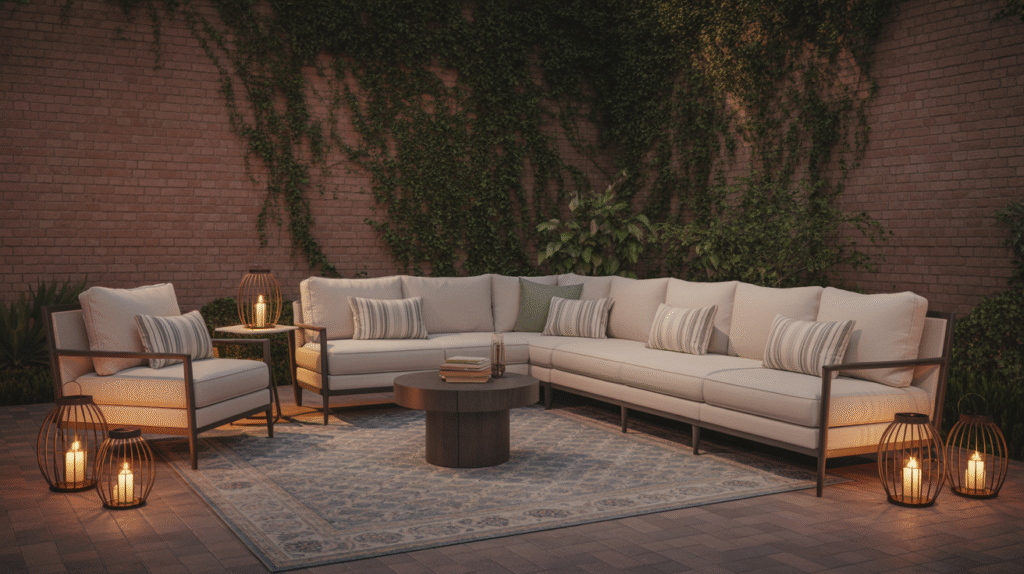 Outdoor Living Room Setup
