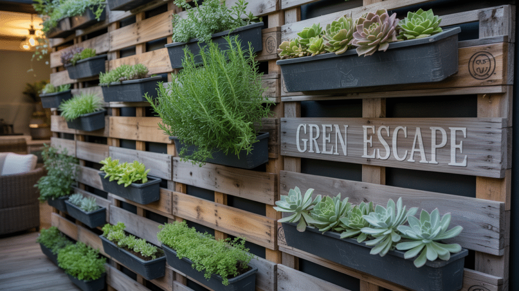  DIY Vertical Gardening Wall