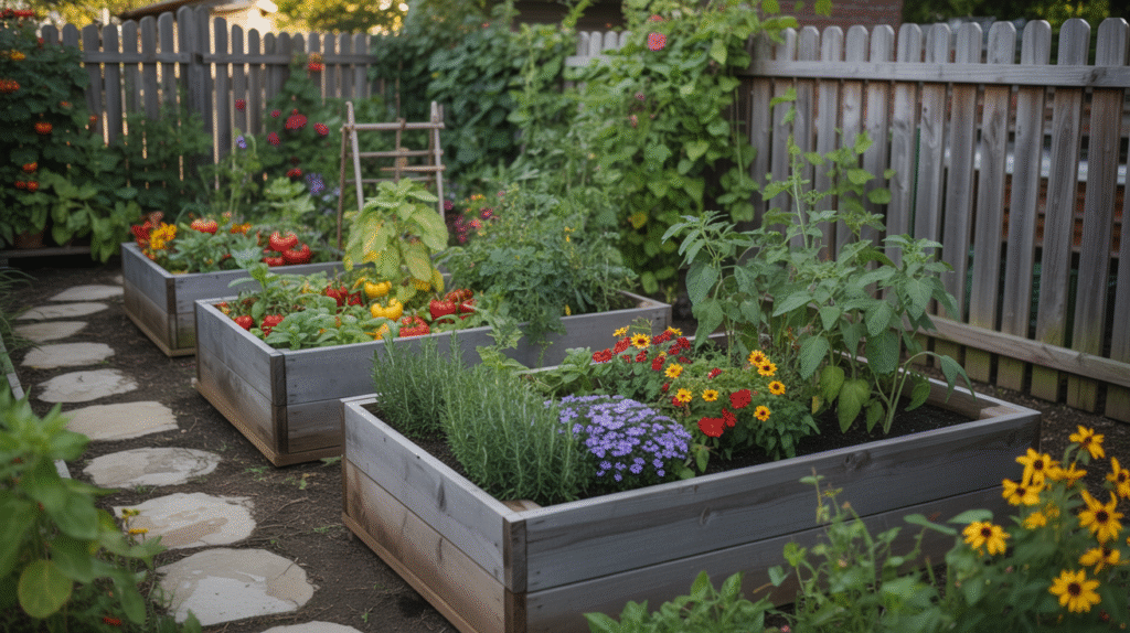 Raised Garden Beds for Fresh Produce