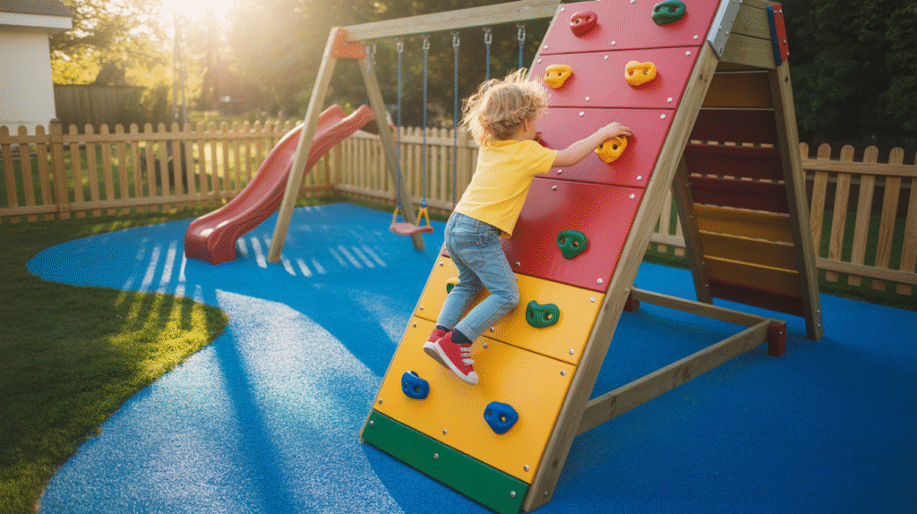 Play Area with Rubber Flooring