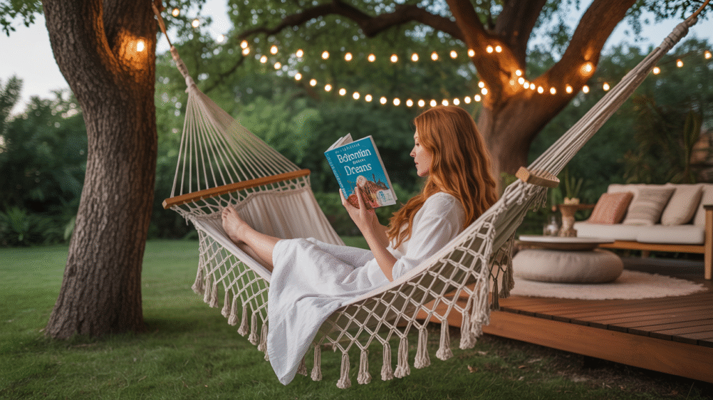 Hammock Lounge Area