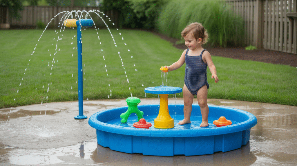 Add a Splash Pad or Water Table