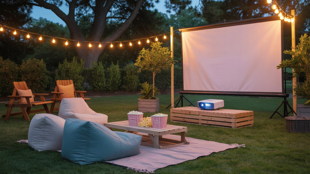 Add a Backyard Movie Theater