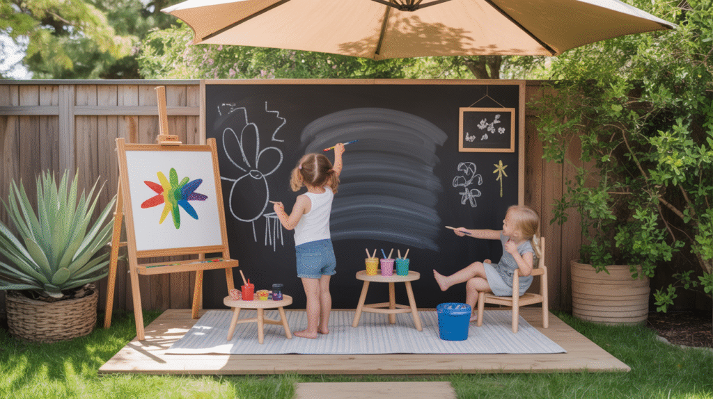 Design an Outdoor Art Station
