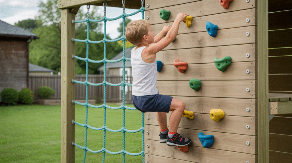 Install a Climbing Wall or Rope Climber