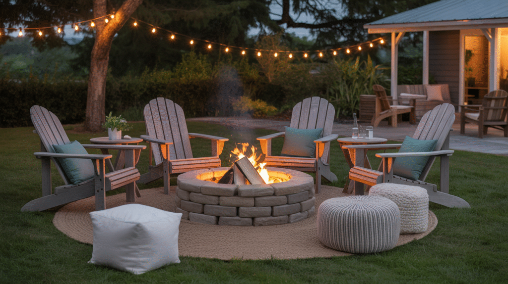 Build a Backyard Fire Pit Area