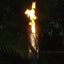 Bird of Paradise Metal Torch Lights