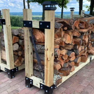 Build Firewood Rack Bracket Kit