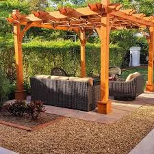 Cedar Pergola DIY Kit – 10×12 ft