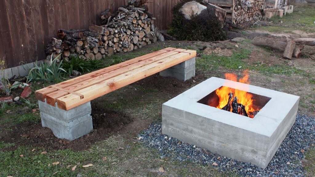 Concrete Bench for a Modern Touch