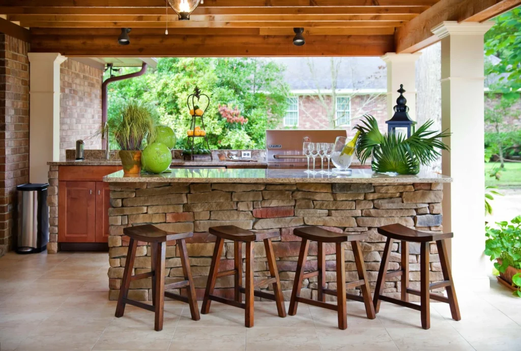 Concrete outdoor Block Bar