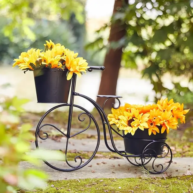 Curbside Cleanup Bicycle Planter
