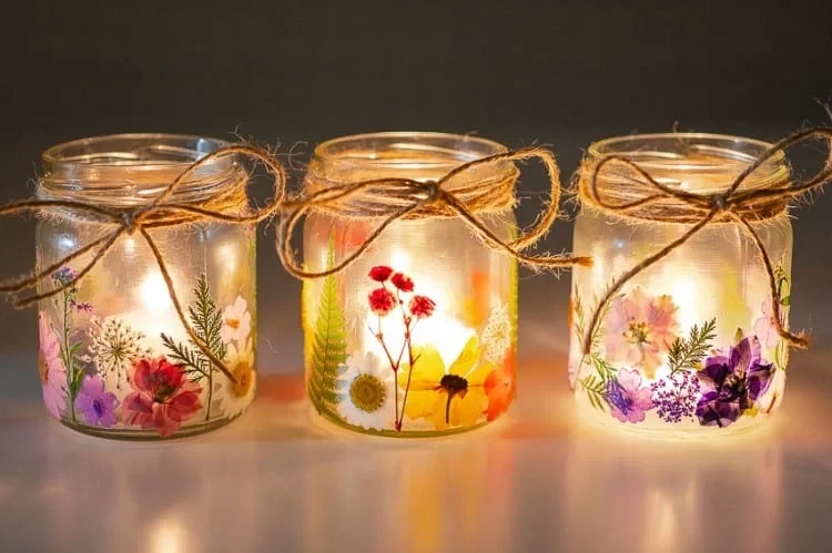 DIY Outdoor Hanging Candle Holders - MASON JAR CRAFTS