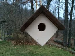 Diamond-Shaped Birdhouse Plan