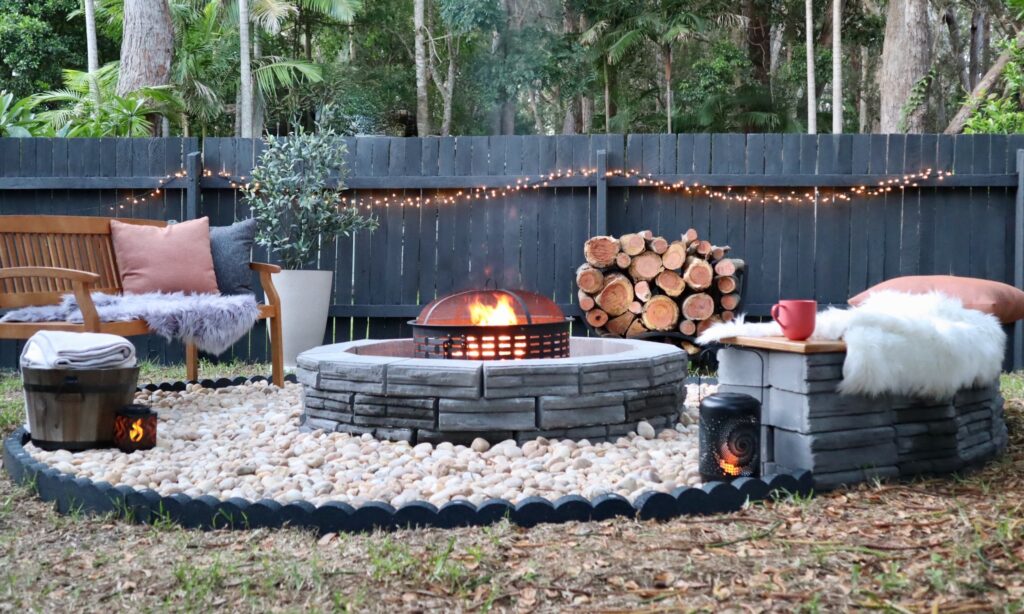 Easy Fire Pit Seating Ideas