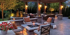Fireplace in the Corner of Your Patio
