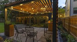 Freestanding Pergola with Dining Area
