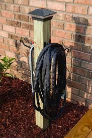 Garden Bench with Hose Storage