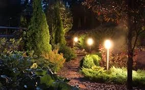 Glass Torch Lights for the Garden