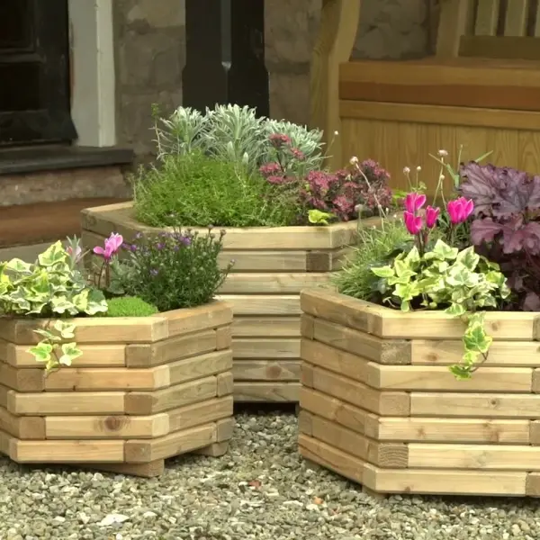 Hexagonal Planter Boxes