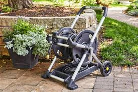 Hose Reel Cart with Wheels