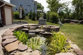 Koi Pond Bar Stools