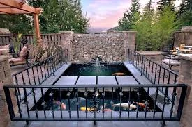 Koi Pond Observation Towers