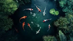 Koi Pond as a Moat