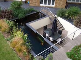 Koi Pond with Observation Windows