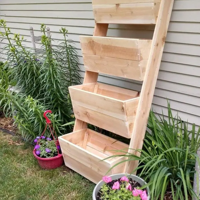 Ladder Planter Boxes