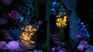 Mason Jar Solar Lighting