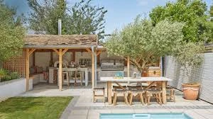 Mediterranean-Inspired Outdoor Kitchen