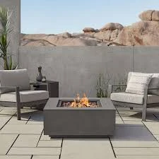 Modern Gas Fire Pit Patio