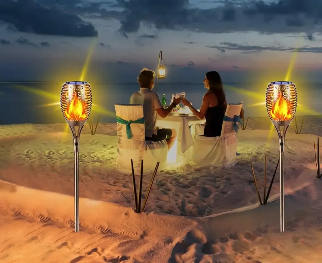 Modern Torch Lights for Patio and Deck (and Beach)
