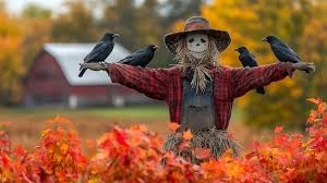 Scarecrow with Pinwheel Arms