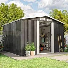 Solar Shed with Floor Kit – 10×8 ft Garden Room