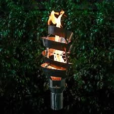 Spiral Glass Torch Lights
