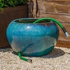 Terra Cotta Pot Hose Storage