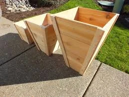 Trapezoidal Planter Boxes