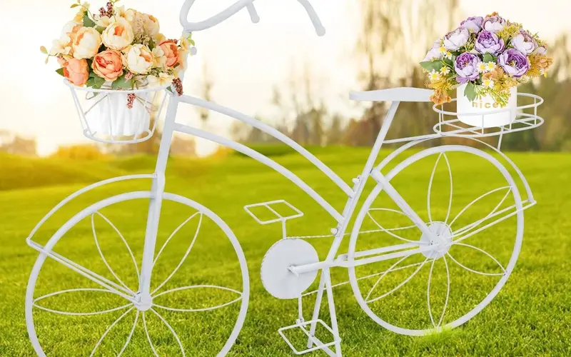 Vintage Bicycle Planter