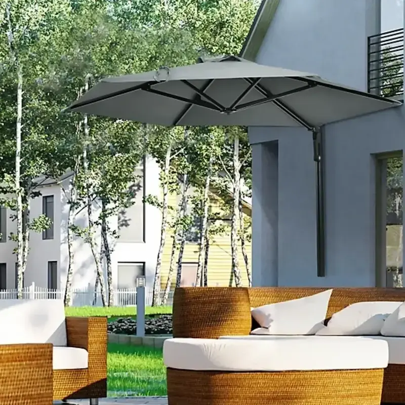 Wall-Mounted & Half Umbrellas Ideal for Small Spaces