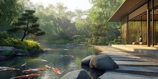 Zen Garden Koi Pond