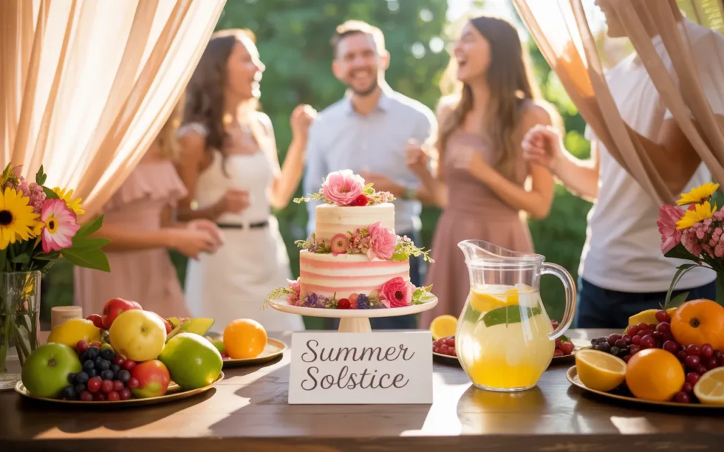 Summer Solstice Party drinks
