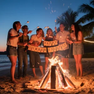 Summer Solstice Party beach