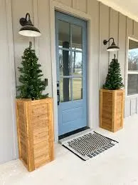 built in irrigation tall planter box