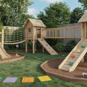 12 Genius Sloped BackYard Play Area Ideas for Kids