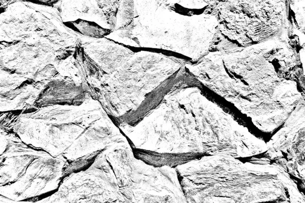 Abstract Black and White Rocks
