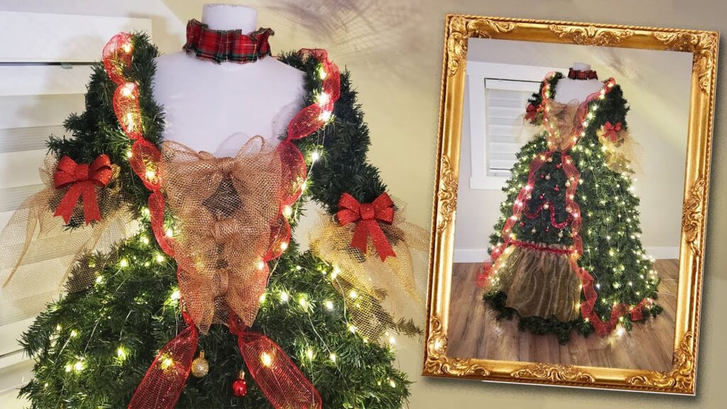Apron and Shoes Inspired Mannequin Tree