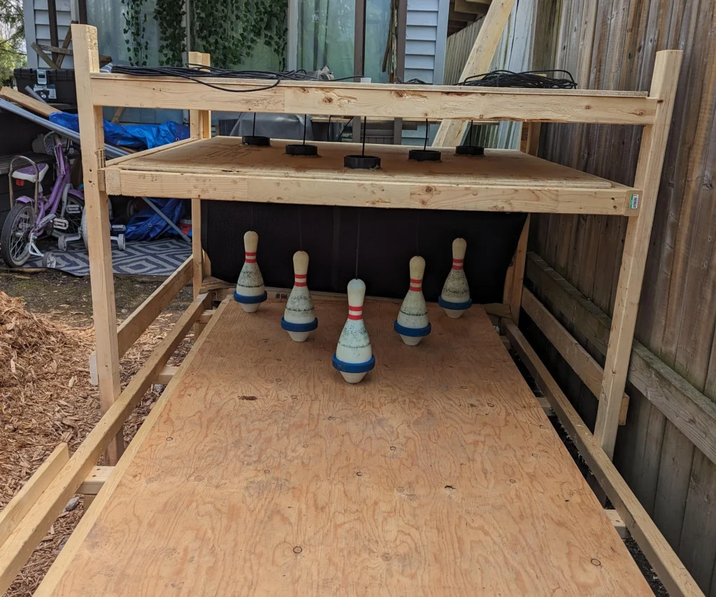 Backyard Bowling Alley DIY