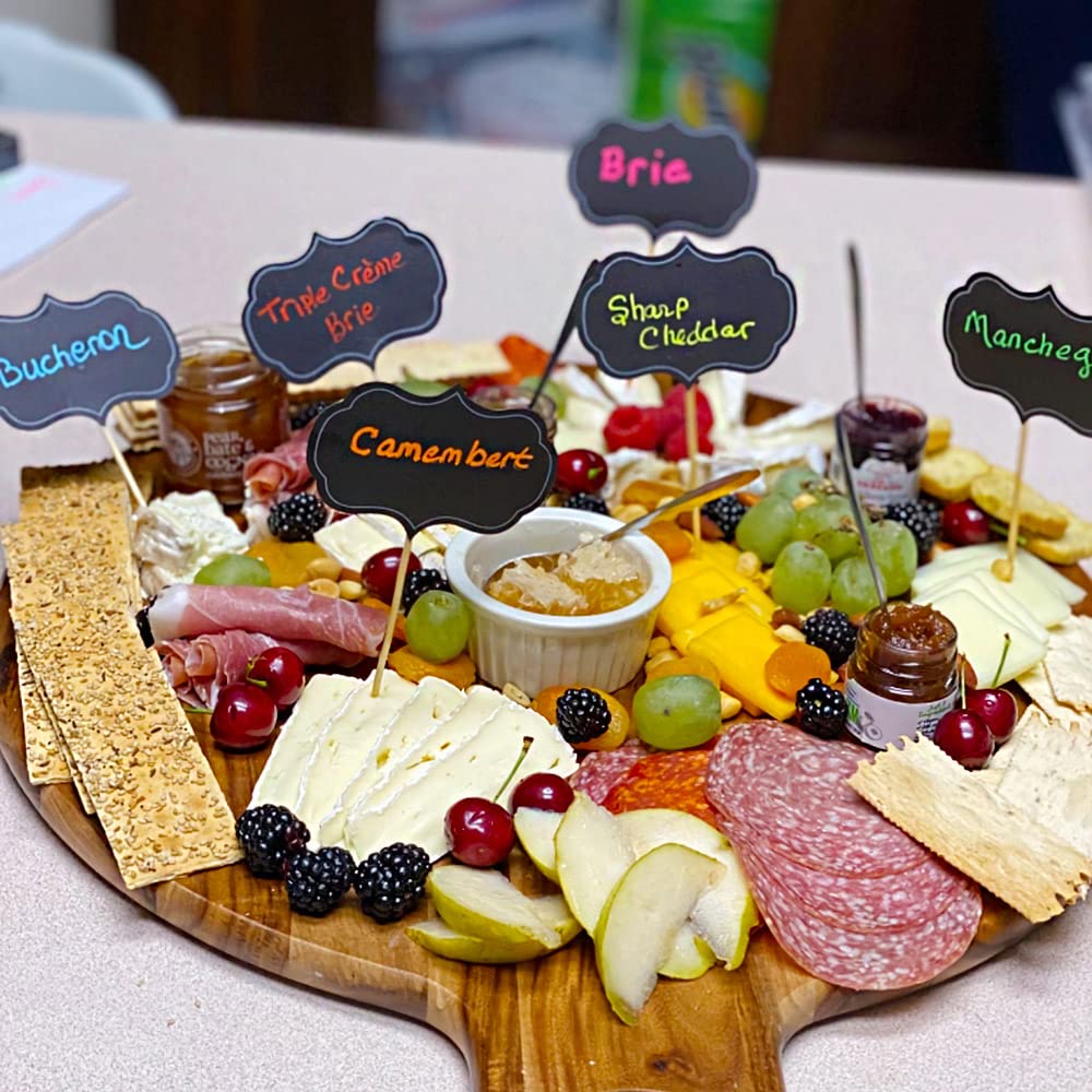 Chalkboard Labels for Cheese and Charcuterie